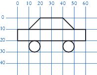 Figure 10 - Using Graph Paper to Find Shape Coordinates