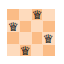 one solution to 4 queens problem
